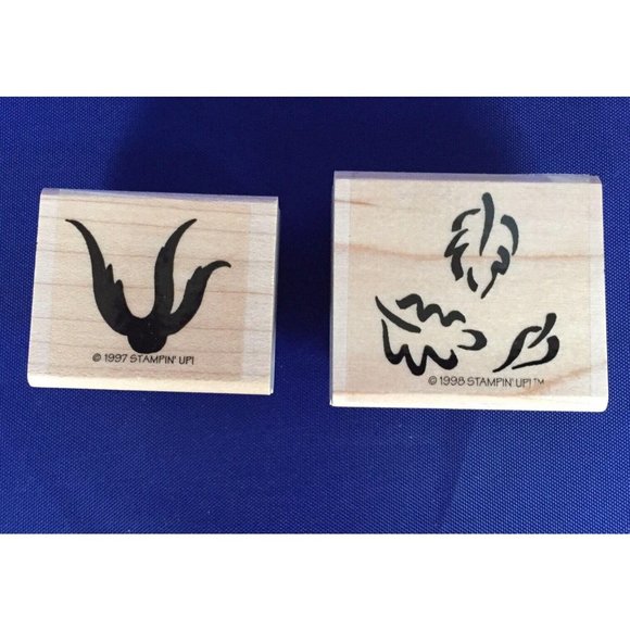 Stampin' Up Definitely Decorative Regal Rose 10 Stamps Two Step Retired 1997 - Picture 6 of 10